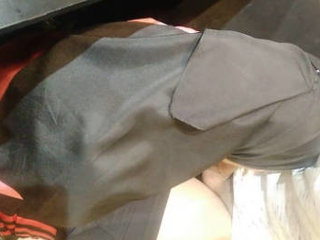 A Muslim girl in a hijab gives a blowjob