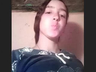 Village girl flaunts her cute boobs and pussy
