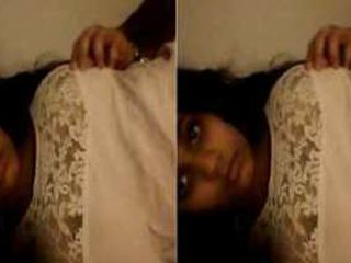 Desi girl is tired but boyfriend insists on filming porn video