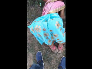 Bhabi gets fucked in the backyard