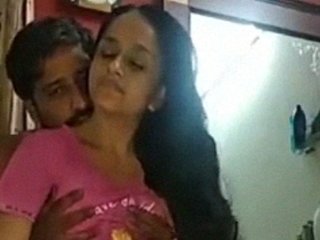 Couple's romantic foreplay and sex in India