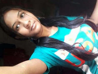 Watch a Bengali girl pleasure herself with her fingers in this video