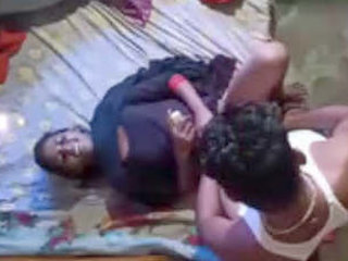 Village girl gets nailed by neighbor in steamy video