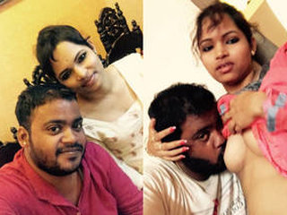 Beautiful Indian girl sucking boobs and licking pussy in video