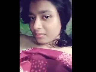 Small boobed Indian teen gets naughty on camera