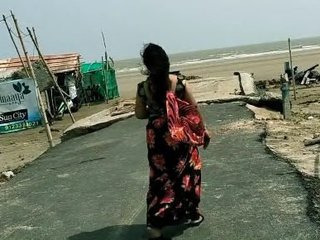 Indian bhabhi gets her pussy fucked at a beach resort by the sea