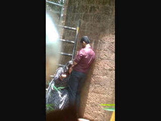 A college student from India gives a sensual outdoor blowjob