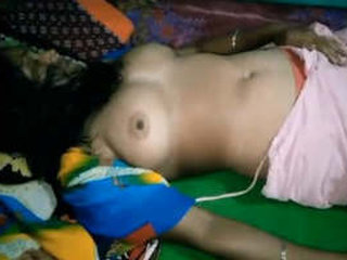 Desi sleeping bhabhi gets caught on camera