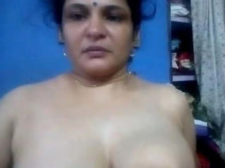 Busty bhabhi's seductive performance with her perky breasts and erect nipples