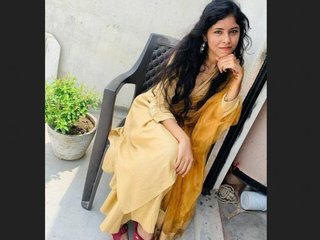 Stunning brunette babe enjoys pleasurable moments with her lover